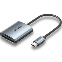 Vention Lector de tarjetas externo USB-C 3.0 CLOHB Gris